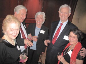 ACCF 100th Anniversary Gala, 2016 (left to right): Joni and Marx Sterne, Mary and Burt Bostwick, and Elvira Banks.